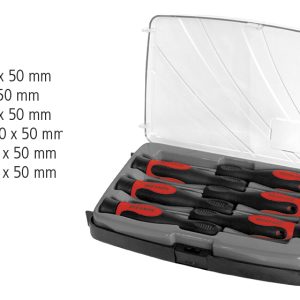 SET DE DESTORNILLADORES 6 PIEZAS SOF TOUCH PRECISION